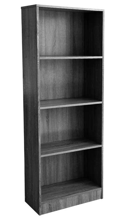 ERMES LIBRERIA A 3 RIPIANI 60 X 24 X 170 CM COLORE WENGÈ