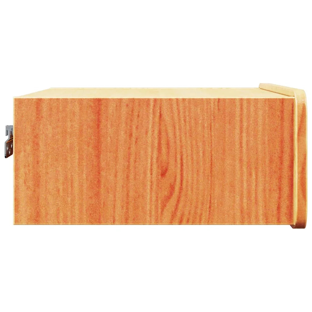 Comodino con cassetto-Tavolino da notte Marrone cerato 39 x 34 x 16,5 cm