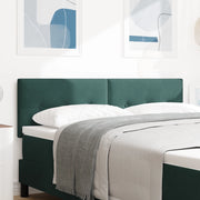 Testiera  Button Tufted Verde Scuro 140 cm Velluto
