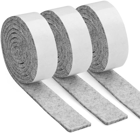 Protezione autoadesiva per mobili - 3 rotoli di 100 cm - per pavimenti e mobili - protezione autoadesiva per pavimenti e mobili - gomme antiusura - colore grigio.