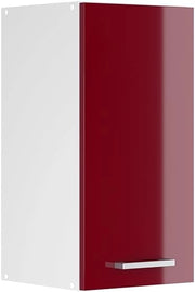 Pensile da cucina R-Line, Rosso lucido, 30 cm, per la libera combinazione all'interno di sistemi cucina modulari