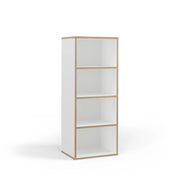 Vicco Libreria Bianco 40 x 100 cm con 4 scomparti