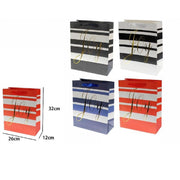 Trade Shop - Set 2pz Buste Busta Da Regalo 32x26x12cm Sacchetto Scritta Joy 69959 Vari Colori -