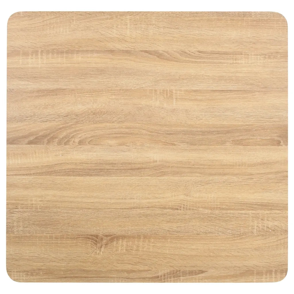 Tavolo da Bistrot Marrone Chiaro 80x80 cm in MDF 286433
