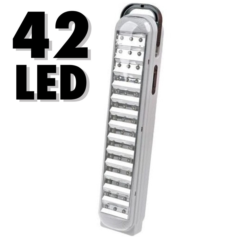 Trade Shop - Lampada A Led Emergenza Ricaricabile Luce Bianca Portatile Automatica 714 Lavoro -