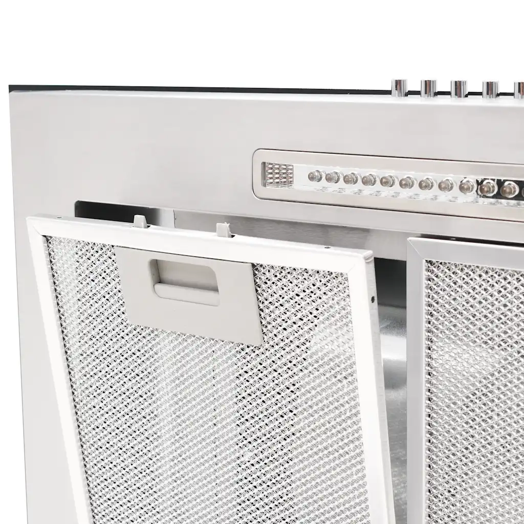 Cappa Aspirante a Muro 90 cm Acciaio Inossidabile 756 m³/h LED 50666