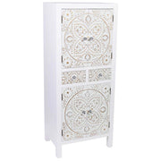 ARMADIO IN LEGNO CON 2 CASSETTI E 4 PORTA 50x34,5x121