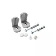 COPPIA STAFFE IN PLASTICA WC/BIDET PER FISSAGGI LA