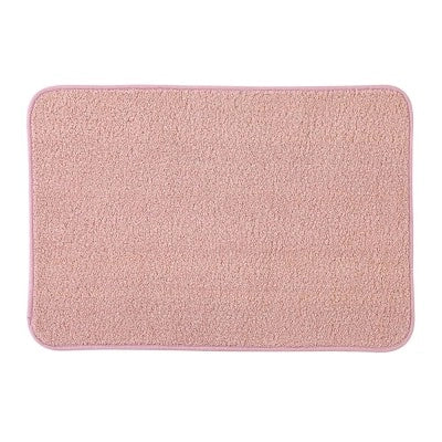 Tappeto bagno rosa 60x40 cm in microfibra antiscivolo Spring