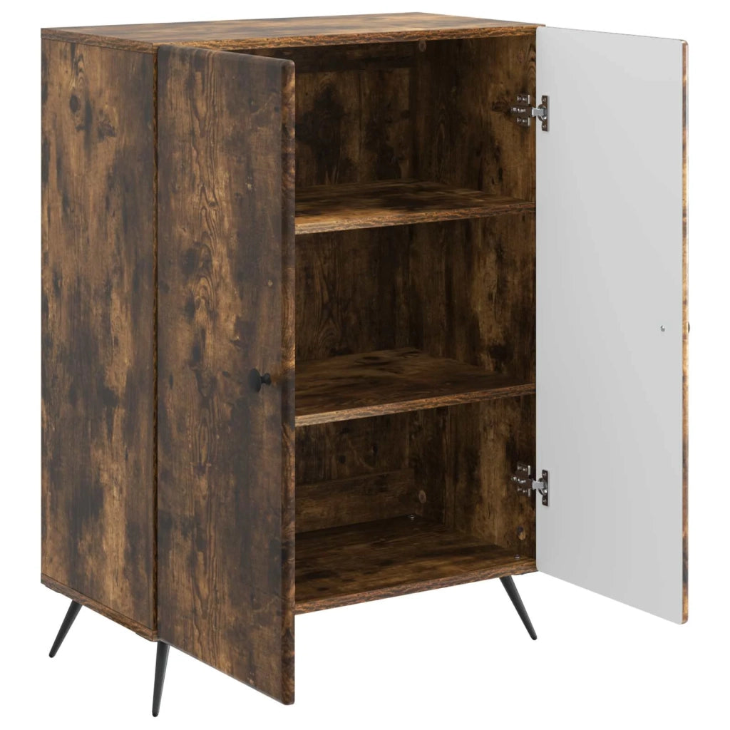 Credenza Rovere Fumo 66 x 34,5 x 90 cm Legno ingegnerizzato