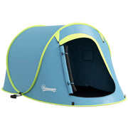 Tienda de Campa?a 2 Persone Impermeabile ¨C zephmum ¨C 245x148x105 cm Blu