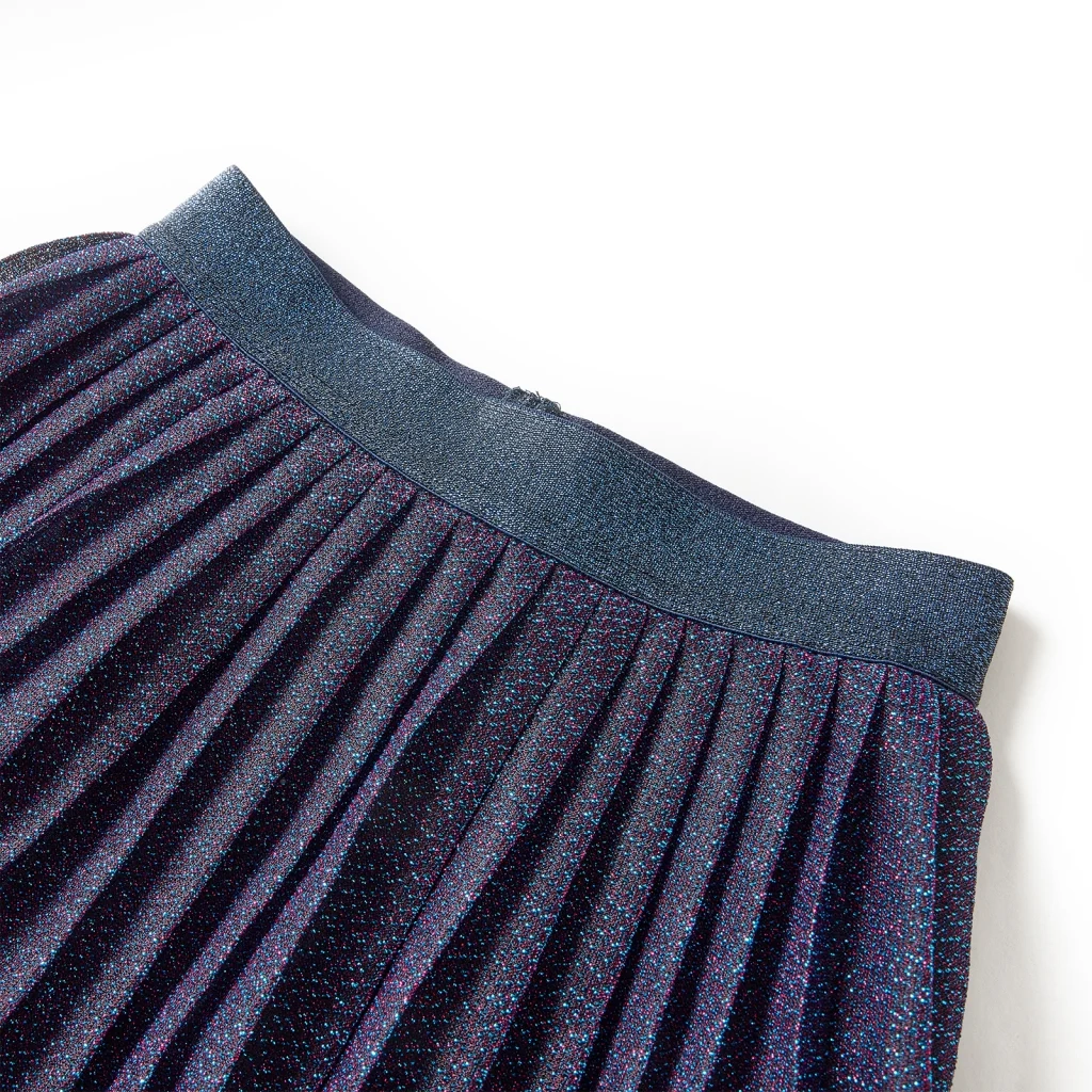 Gonna da Bambina con Brillantini Blu Marino 128 CFW7238871