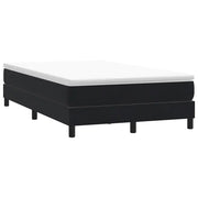 vidaXL Giroletto a Molle senza Materasso Nero 120x210 cm in Velluto