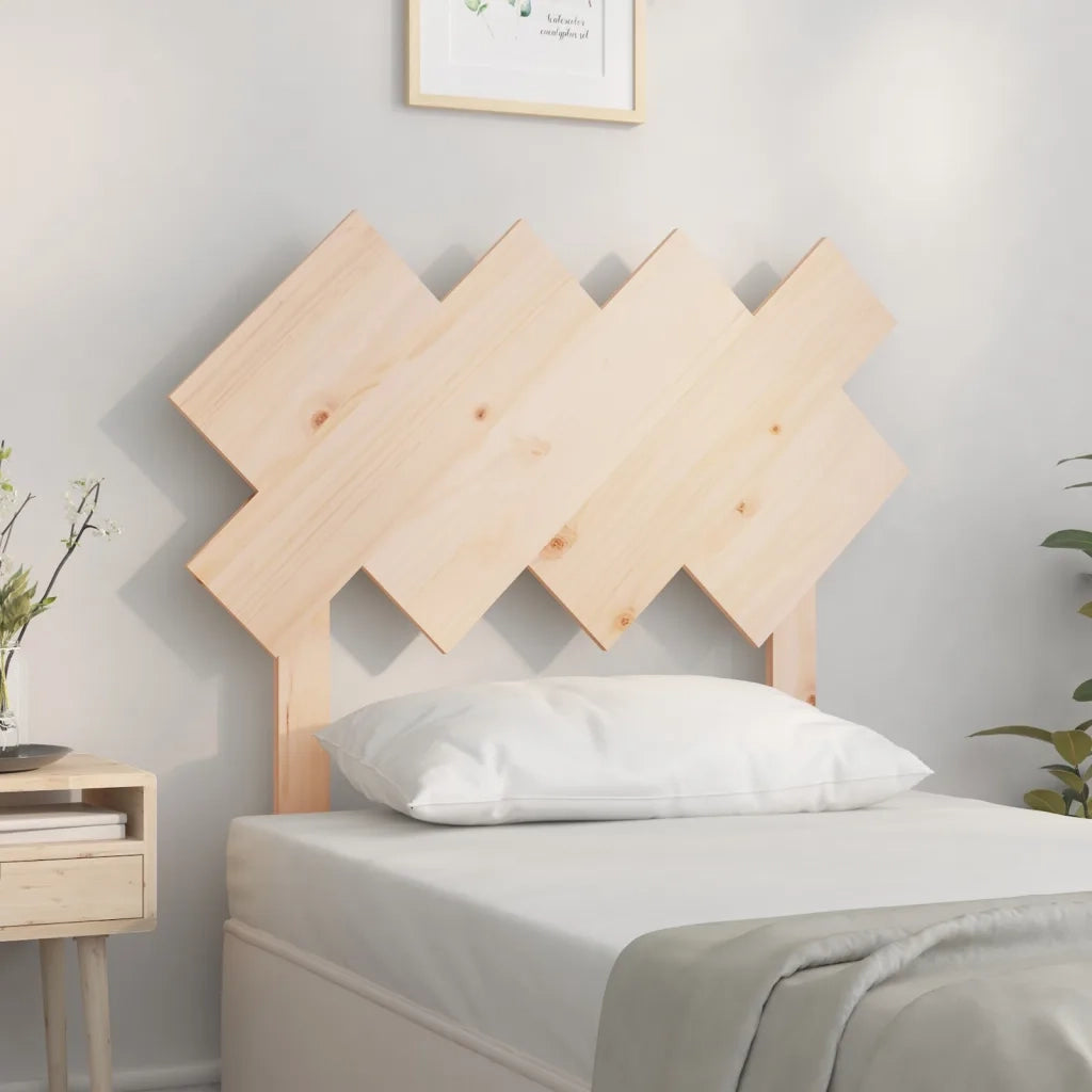 Testiera | Testata per Letto 92x3x81 cm in Legno Massello di Pino