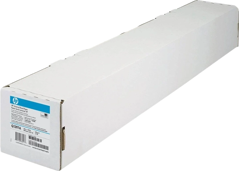 ORIGINAL HP Carta Bianco Q1397A ruolo, 36" x 45 m, 80 gr/m²