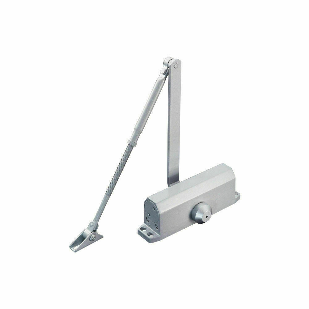 CHIUDIPORTA ASSA ABLOY DC120/1 COMPATIBILE CON CISA CON FERMO ARGENTO