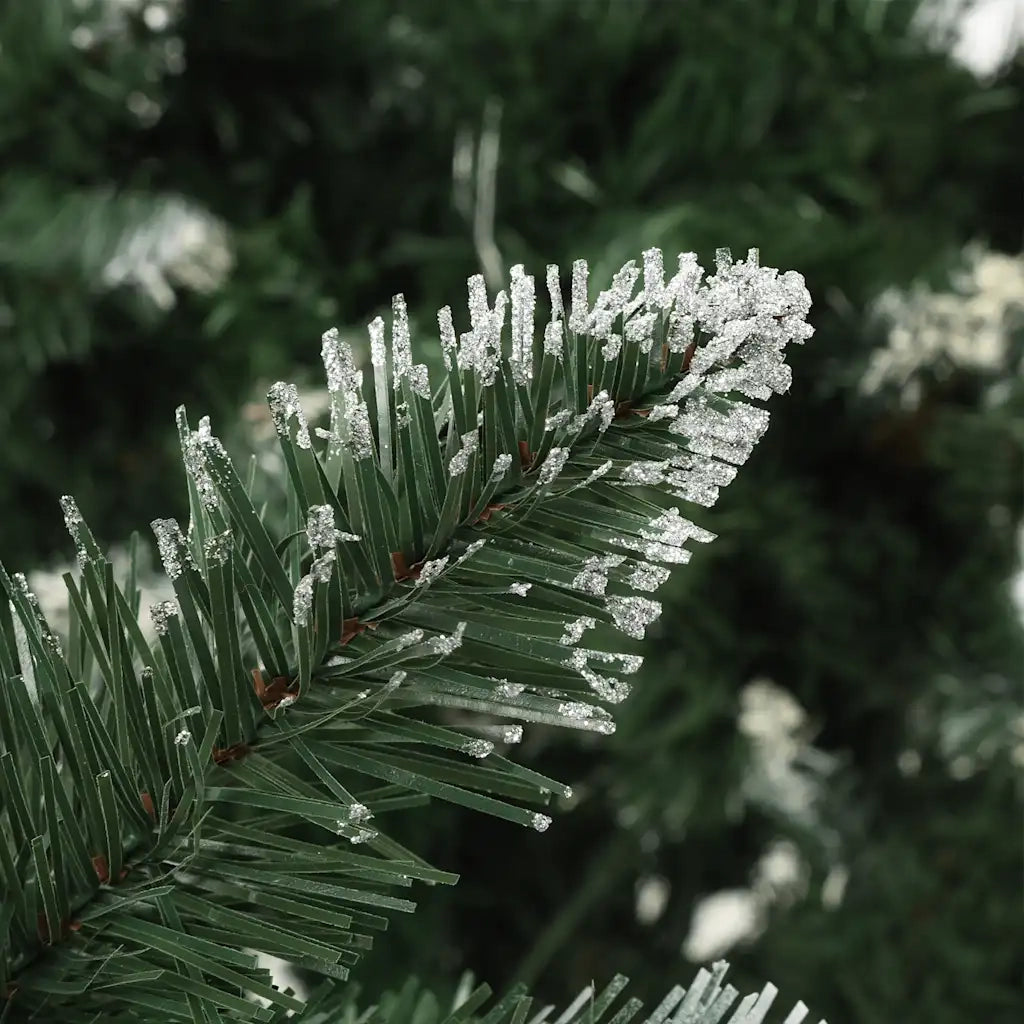 Albero di Natale Preilluminato con Palline 210 cm 3077801