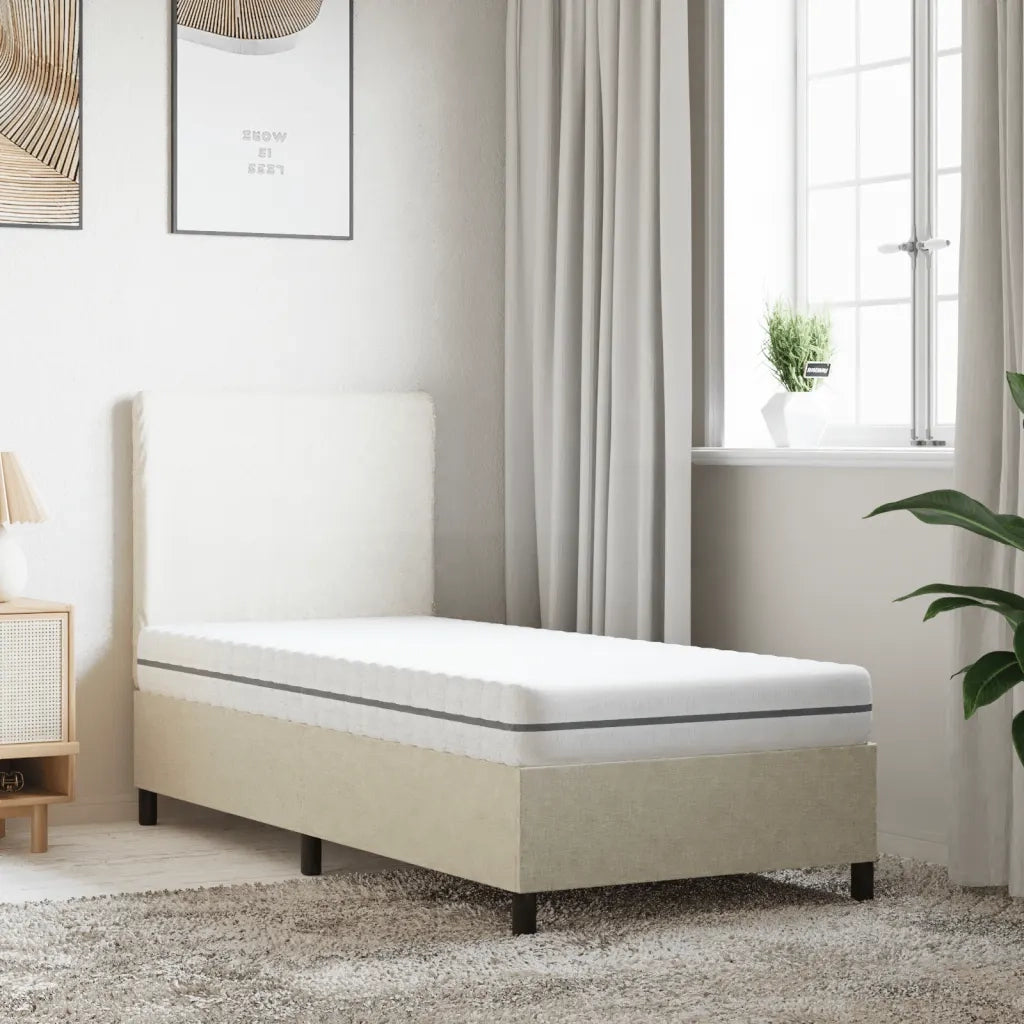 vidaXL Materasso in Schiuma per Bambini Mediamente Morbido 80x160 cm