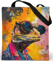 Borsa da viaggio con cerniera - Borsa estetica - Tela di velluto - Borsa da donna in tessuto con cerniera Dimensioni: 37x42 cm - Borsa a juta stampata - Borsa da donna da viaggio - Borsa estetica in tessuto