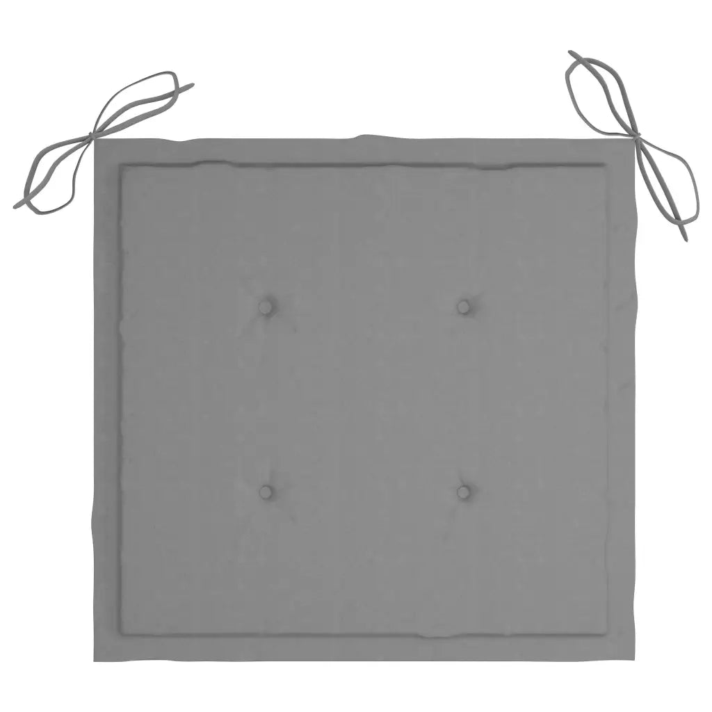 Sedie da Giardino con Cuscini 4 pz in Massello di Acacia 3061170