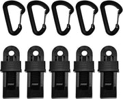 5 Pacchetti di Viti di Sostegno per Teli Resistenti alla Pioggia, Viti di Sostegno per Tarpaulin in Acciaio Inox, per Accessori di Campeggio Estivo.