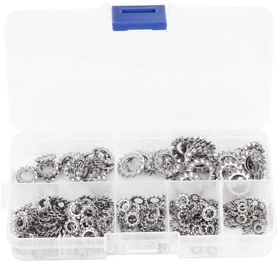 Kit di sostituzione per slot esterno lavatrice 300 pezzi, anelli di giunto in gomma per macchinari M2.5 M3 M4 M5 M6 M8.