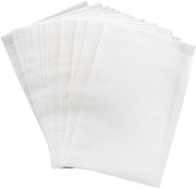 Zaketti di Carta 25 Pezzi - Transparente - Carta Kraft - Sacchetti di Regalo - Confezione per Semi/Biscotti - 16,2 x 23 cm - Carta Sostenibile