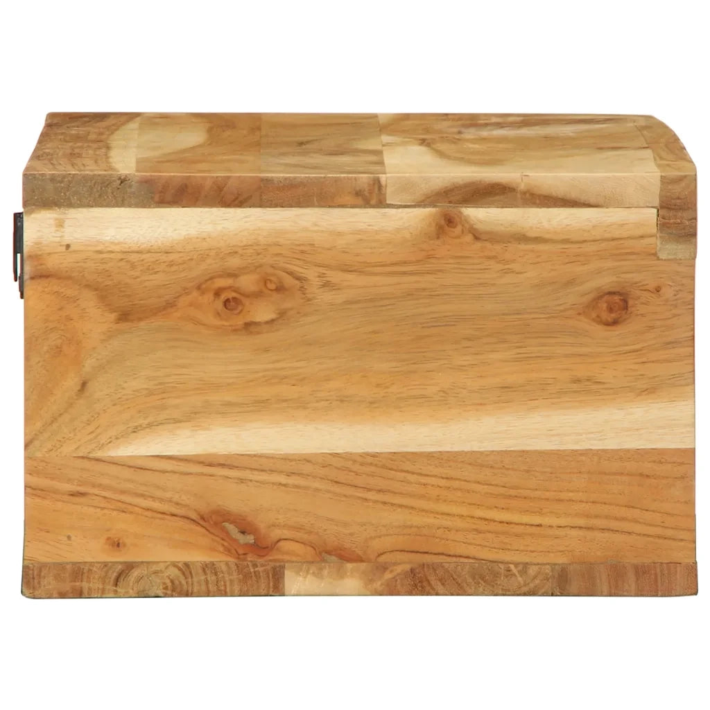 vidaXL Mobile TV a Parete 60x30x19 cm in Legno Massello di Acacia