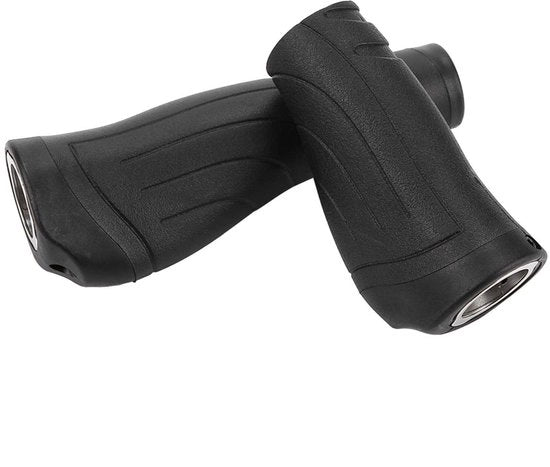 Manubri per Bicicletta Antiscivolo - Materiale in Plastica - Progettazione Ergonomica - Adatto per Biciclette da Pista e da Montagna - Inclusi Manubri di Lunghezza Variabile - Manubri con Buon Grip - Manubri per Ciclisti