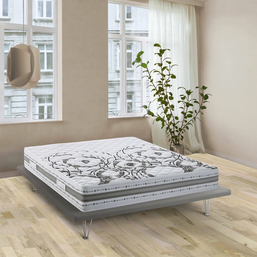 Materasso matrimoniale Incoronata, Materasso in Memory foam e Waterfoam, 100% Made in Italy, Antiacaro e Anallergico, cm 160x190h 22