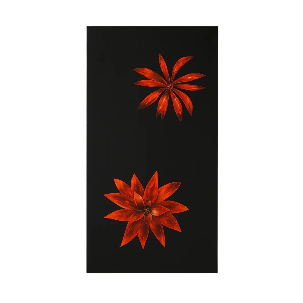 Pannello decorativo da parete flowers 60x120 cm design moderno | Duzzle