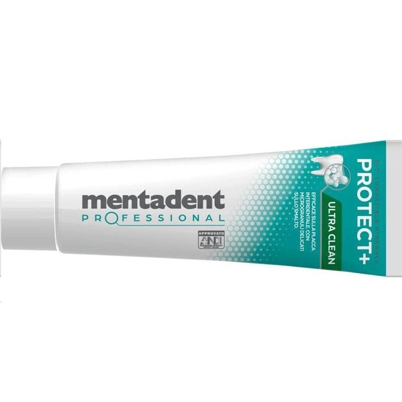 MENTADENT DENTIFRICIO SET 6 CONFEZIONI PROFESSIONAL 75 ML L'UNO PULIZIA EXTRA PROFONDA DEI DENTI