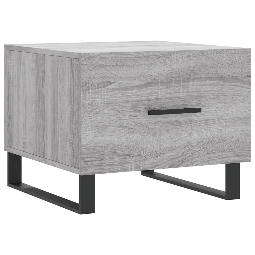 2 pz Tavolini salotto | Tavolino da caff¨¨ | Tavolino da Soggiorno Grigio Sonoma 50x50x40cm Legno Multistrato