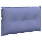 Cuscino per Schiena | Cuscino dorsale Blu jeans 80 x 19 x 50 cm Tessuto