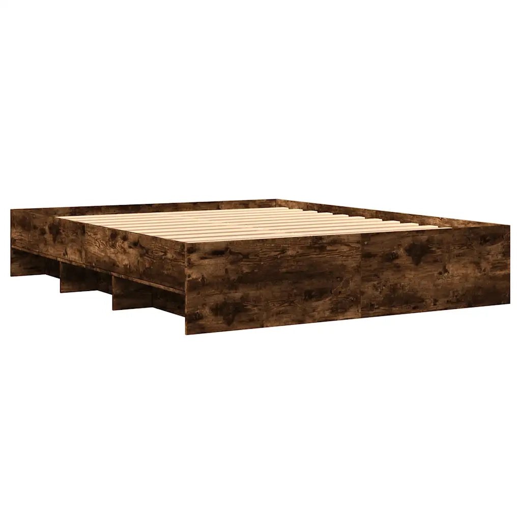 Giroletto senza Materasso Rovere Fumo 150x200 cm in Truciolato