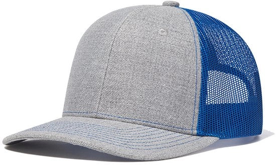 Cappello da Baseball per Uomo - Cappello da Baseball per Uomo e Cappello da Baseball per Donna - Tela in Grigio e Blu Reale