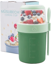 Portatile contenitore per yogurt e pranzo 2 in 1 con cucchiaio, senza chiusura ermetica e ideale per picnic 

Modello: 
Specifica: 
Codice prodotto: