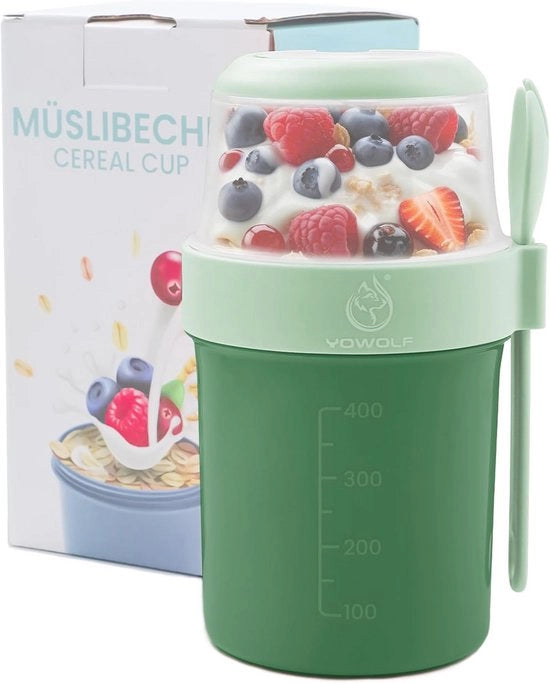 Portatile contenitore per yogurt e pranzo 2 in 1 con cucchiaio, senza chiusura ermetica e ideale per picnic 

Modello: 
Specifica: 
Codice prodotto: