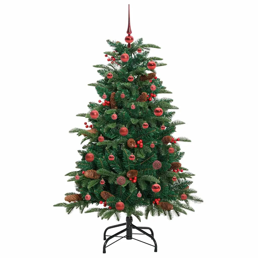 Albero di Natale | Decorazioni natalizie artificiale con 150 LED Verde 150 cm