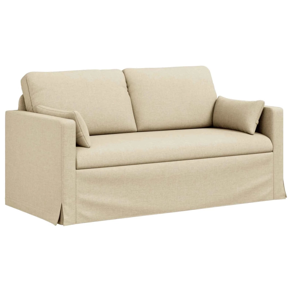Set di divani 2 pcs Crema 158 x 78 x 80 cm Tessuto 3407542