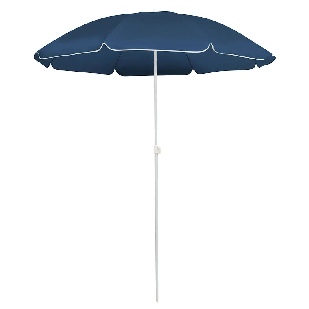 Ombrellone da Esterni con Palo in Acciaio 180 cm Blu cod mxl 16804