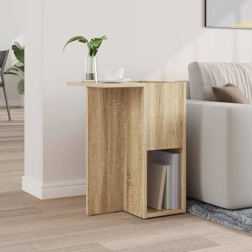 Tavolino Rovere Sonoma 35 x 40 x 55 cm Legno multistrato 891098