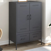 Credenza-Buffet-Armadio da cucina Antracite 68x39x101,5 cm Acciaio 310970