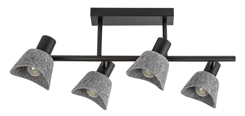 Plafoniera Rabalux Farelia 4xE14 feltro grigio orientabile