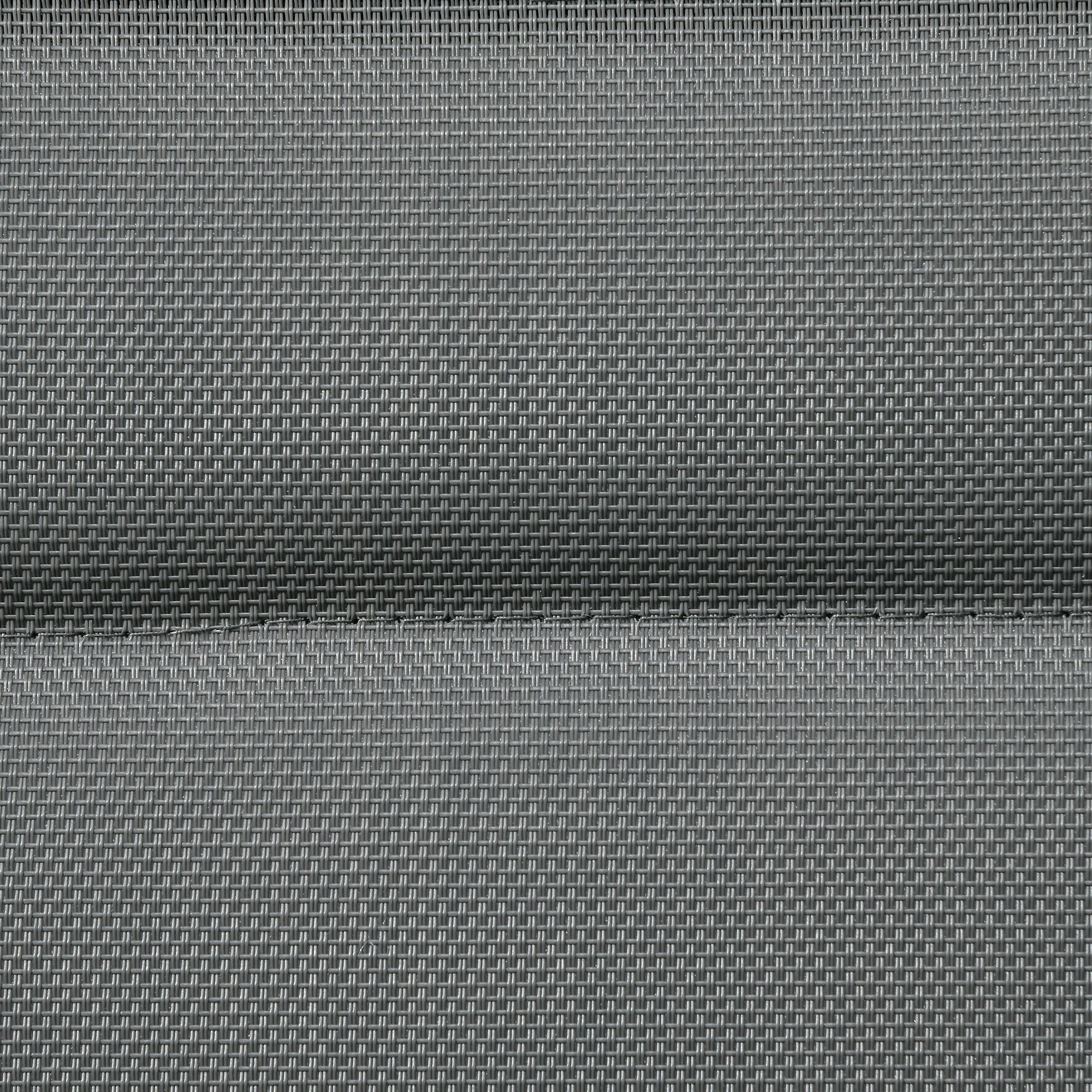 Set Tavolo Allungabile e 6 Sedie da Giardino in Alluminio Grigio