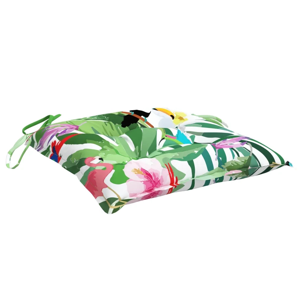 Cuscini per Sedia 2 pz | Cuscini per sedie Multicolore 40x40x7 cm Tessuto
