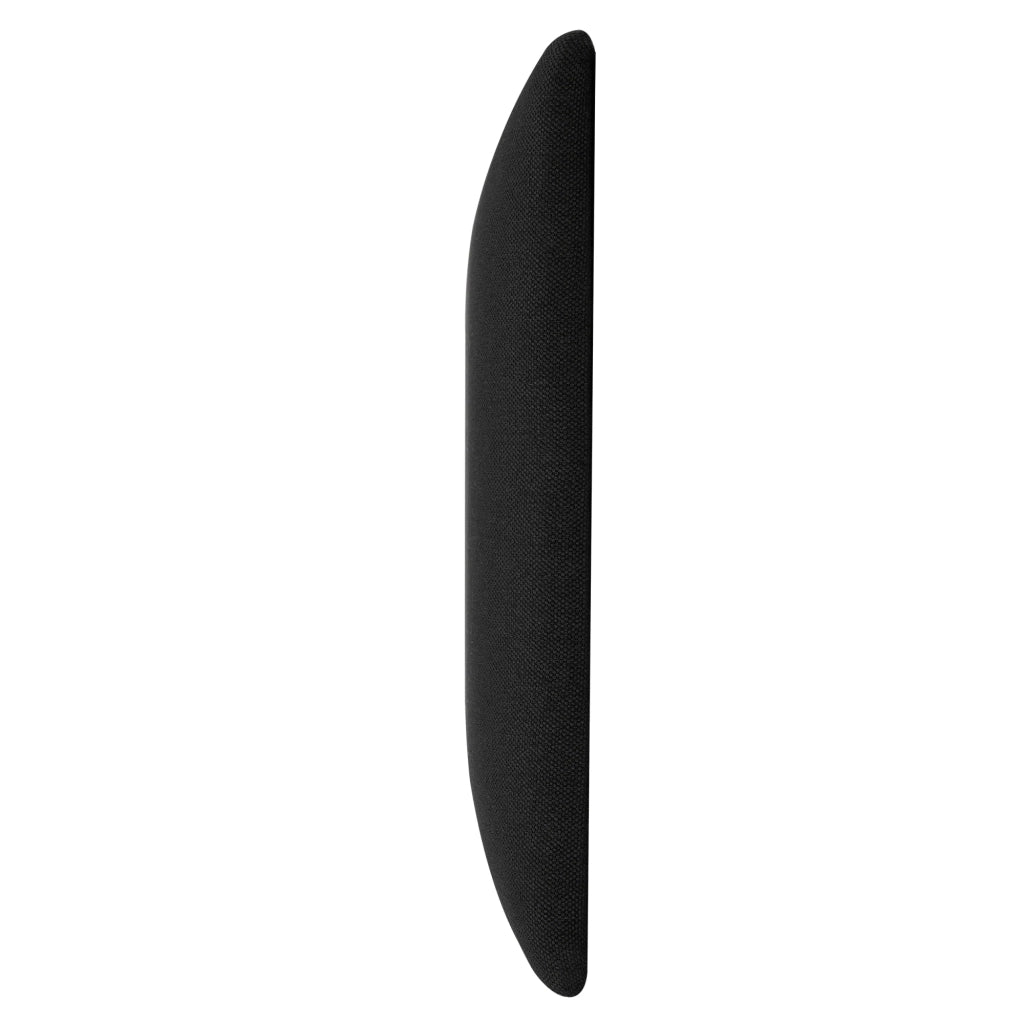 Set di 3 cuscini da parete in tessuto 60 x 30 cm nero 03_0010622