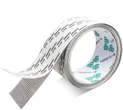 Telaio per riparazioni a schermo 2m/5cm - Adesivo forte - Materiale fibra di vetro - Resistente all'usura - Resistenza termica - Incluso taglierino - Telaio per riparazioni a schermo