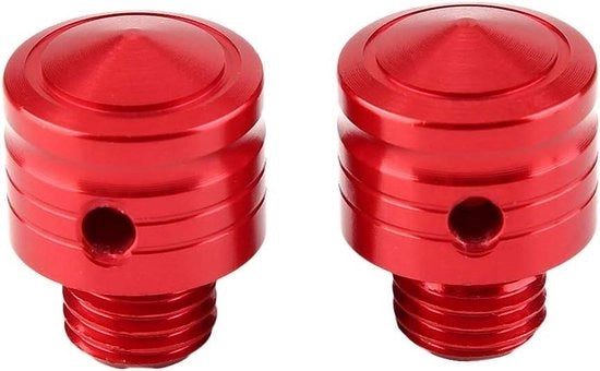 Specchio di coda a vite M10 * 1.25 2 pezzi - Accessori di moto specchio buco di gomito - Specchio di coda modificato decorativo con vite - Accessori di moto specchio parti - Viti di fissaggio.