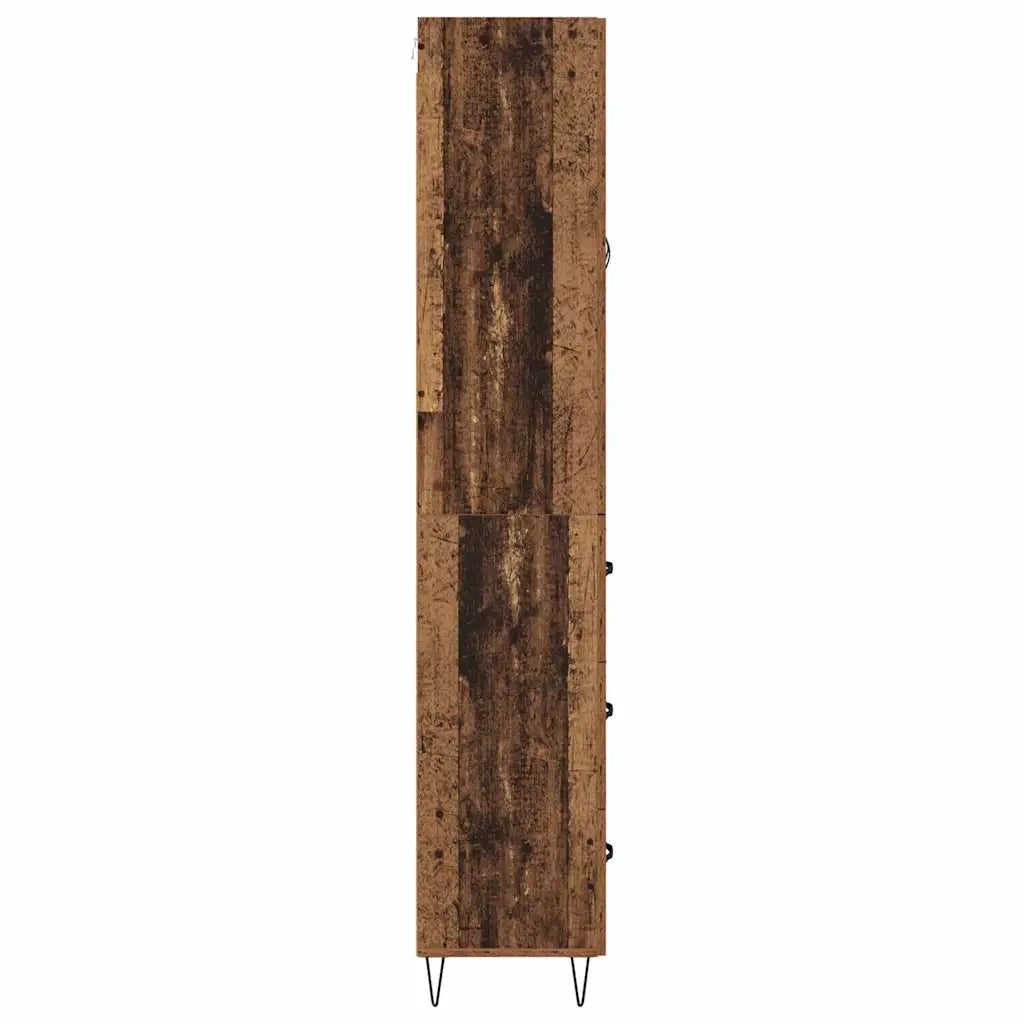 Credenza | Madia | Buffet da pranzo | Armadio da pranzo Legno vecchio 69,5 x 34 x 90 cm Legno multistrato